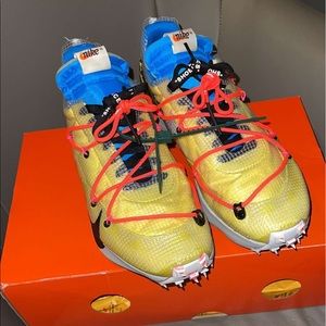 Nike Vapor street; Off-white Tour Yellow